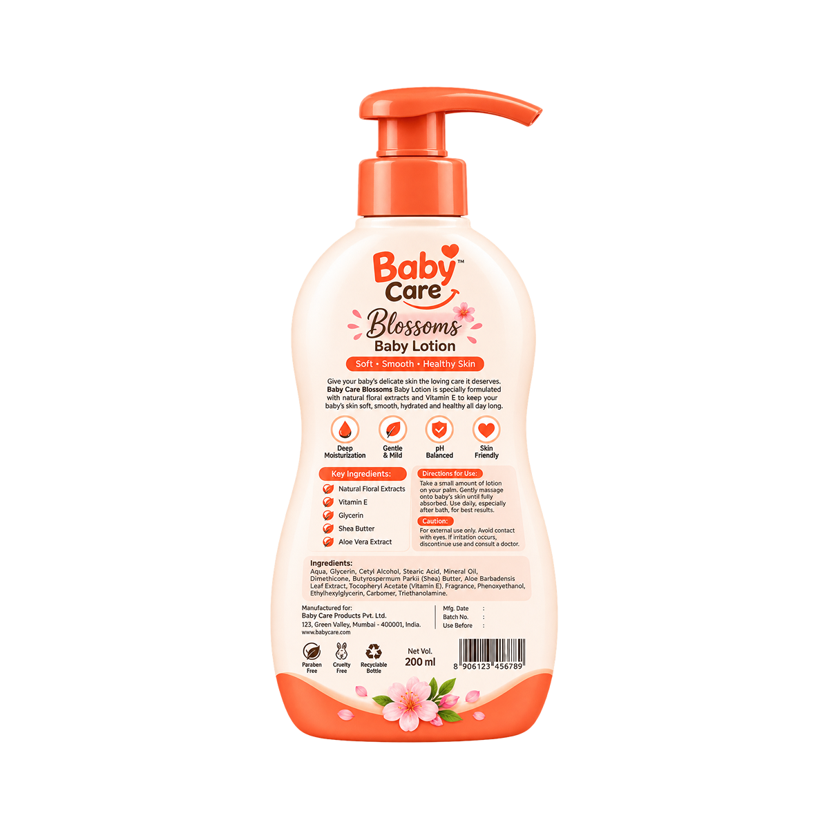 Lait corporel douceur pour bébé