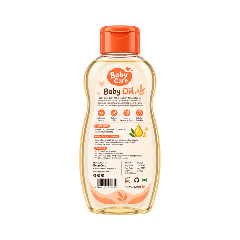 Gentle Baby Hair Oil