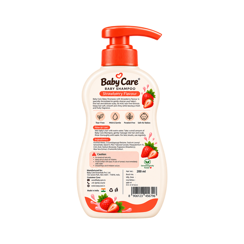 BabyCare Strawberry Baby Shampoo