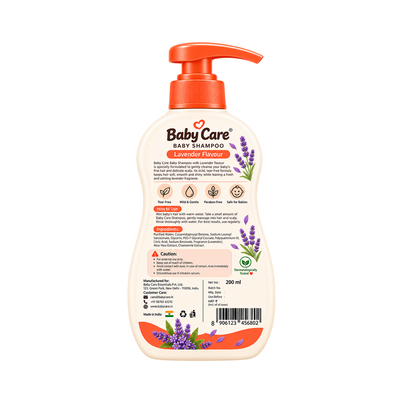 BabyCare Lavender Baby Shampoo