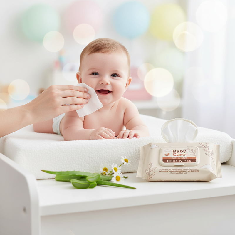 Baby Care Gentle Baby Wipes - Ultra HD Lifestyle