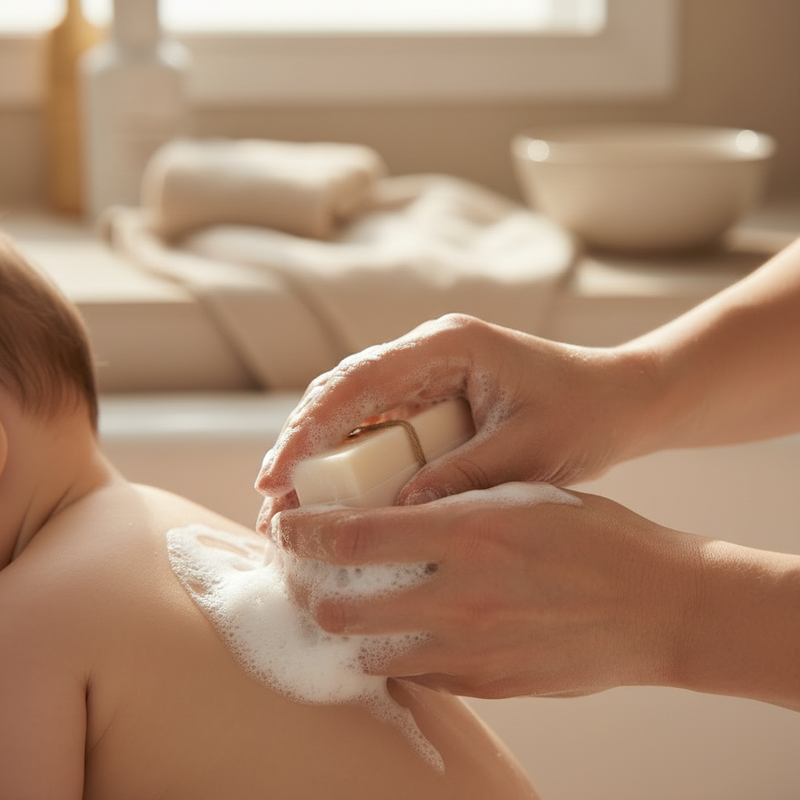 Baby Care Soap - Real Use Lifestyle