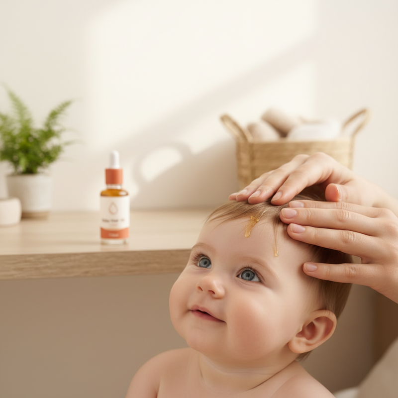 Baby Hair Oil - Real Use Lifestyle