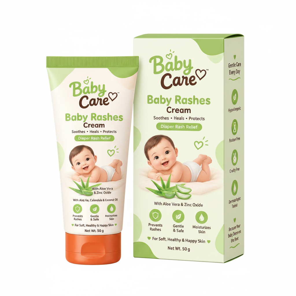 Baby Rashes Cream - Aloe Vera