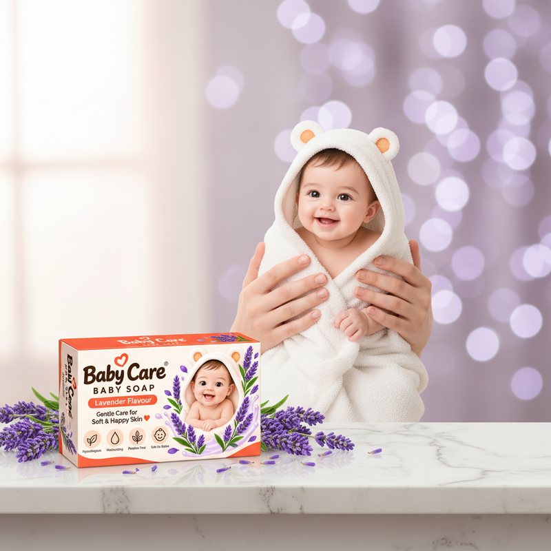 Lavender Gentle Baby Soap - Ultra HD Lifestyle